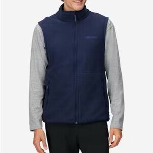 Marmot | Men’s Navy Fleece Zip Up Vest, Size L